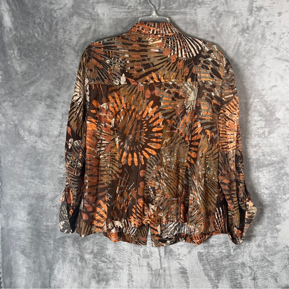 Ruby Rd. Multicolor Patterned Jacket - Picture 6 of 8
